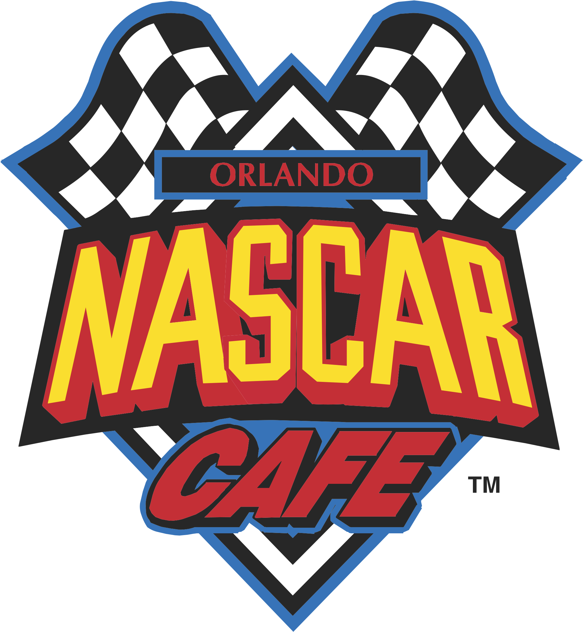 Nascar Cafe Logo Png Transparent - Nascar Cafe Logo (2400x2400), Png Download