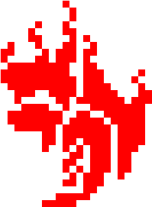 Rwby Emblem - Pixel Art (1090x800), Png Download