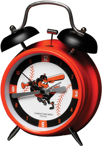 2018 Baltimore Orioles Retro Talking Joe Angel Alarm - Orioles Retro Talking Alarm Clock (500x500), Png Download