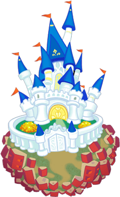 Kingdom Hearts Disney Castle - Disney Castle Kingdom Hearts (400x500), Png Download