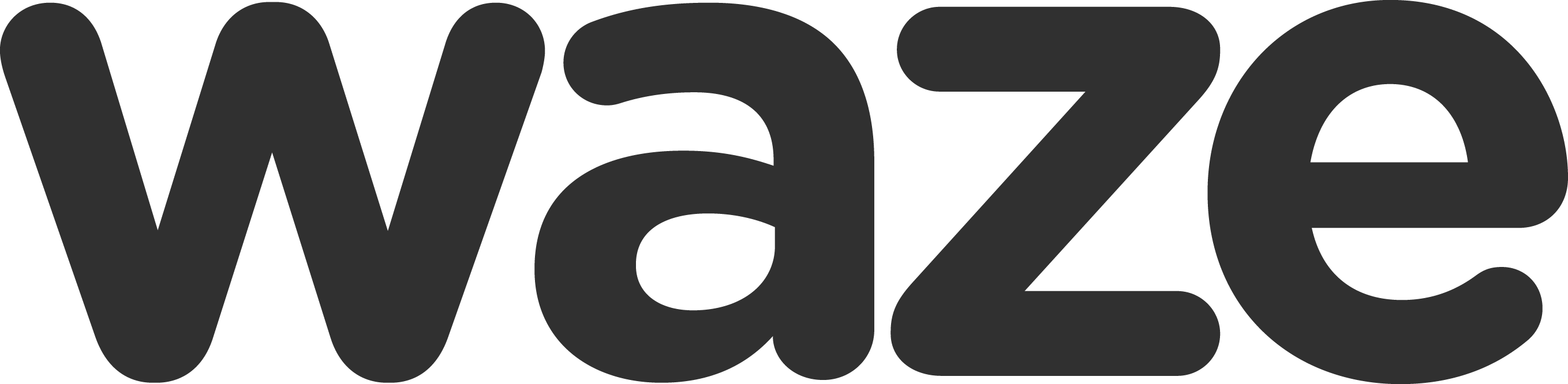 Waze Png Logo - Waze Logo Png (2717x666), Png Download