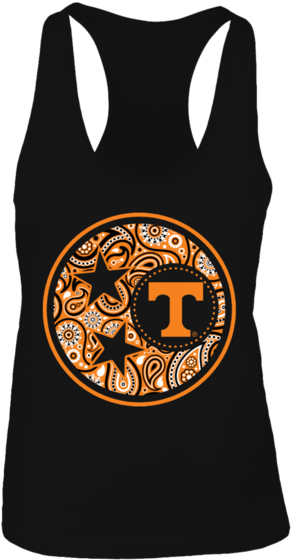 Tennessee Volunteers Paisley Tristar Logo Shirt - Texas Longhorns Football (600x600), Png Download