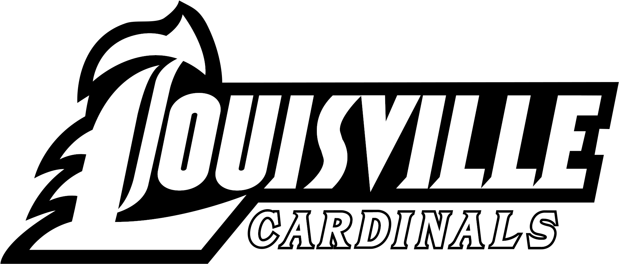 Open - Louisville Cardinals Men's Basketball (2000x867), Png Download