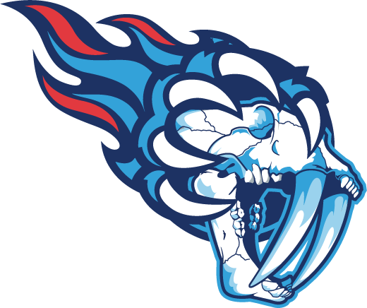 Cities' Logos Combined Into One Vol - Tennessee Titans Wordmark (520x436), Png Download