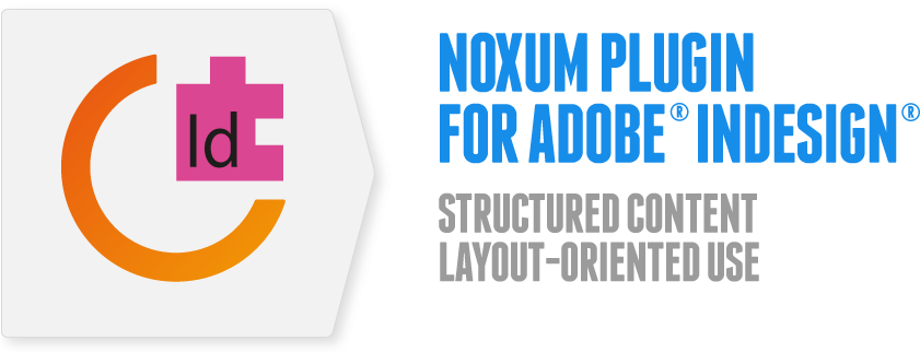 Direct Access From Adobe® Indesign® To Noxum Publishing - Adobe Indesign (900x325), Png Download