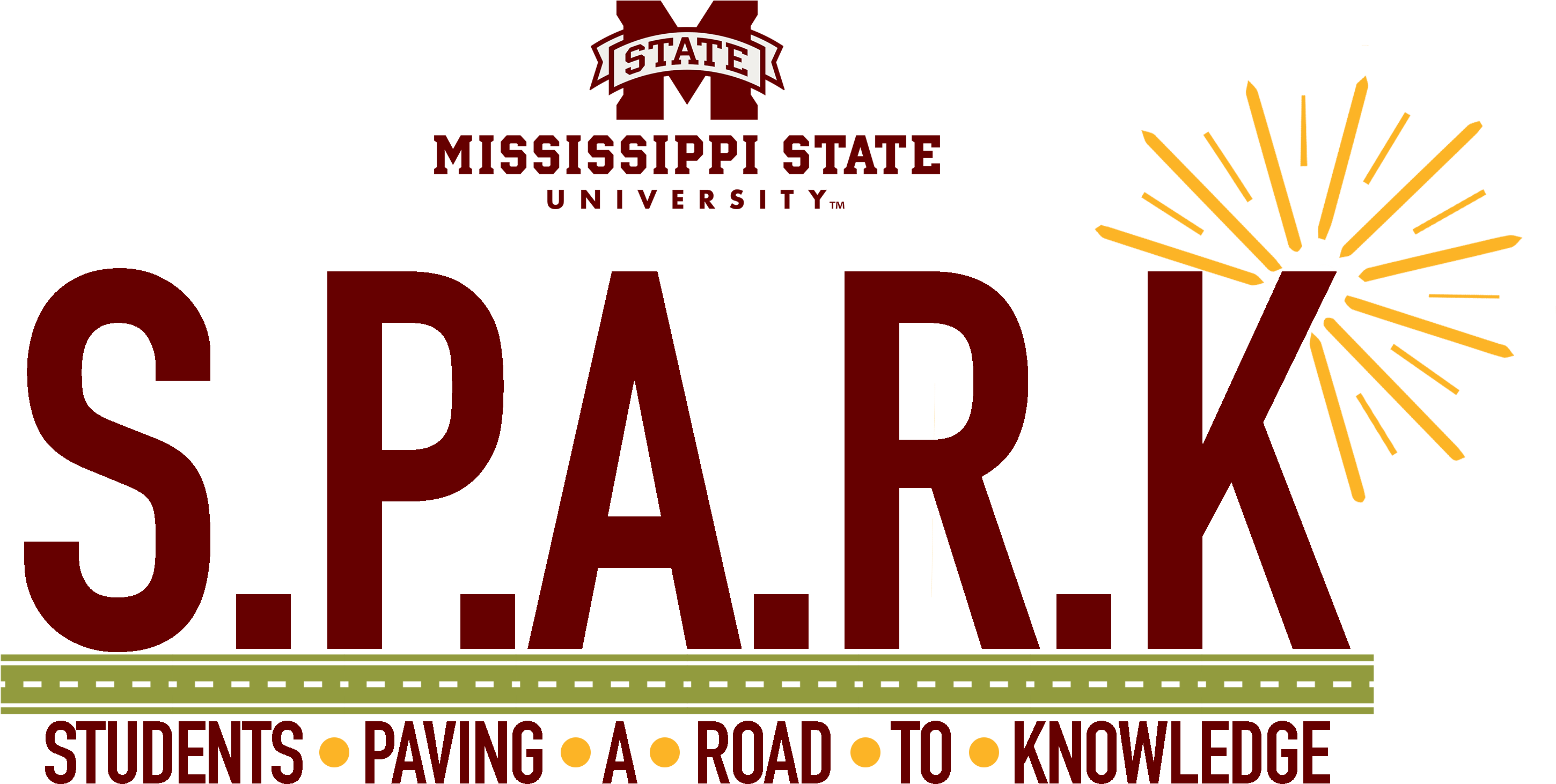 S - P - A - R - K - - Students Paving A Road To Knowledge - Mississippi State University (3300x1670), Png Download