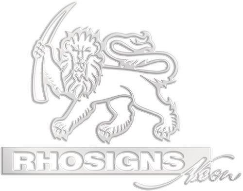 Rhosigns Neon - Table Bay Mall (500x393), Png Download