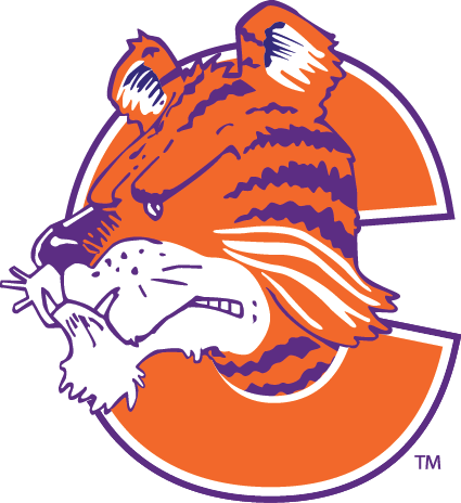 Retro Clemson Tigers - Clemson Tigers Vintage Logo (425x464), Png Download