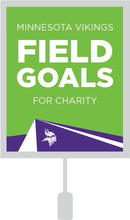 Minnesota Vikings Field Goals For Charity - Greensboro (750x750), Png Download