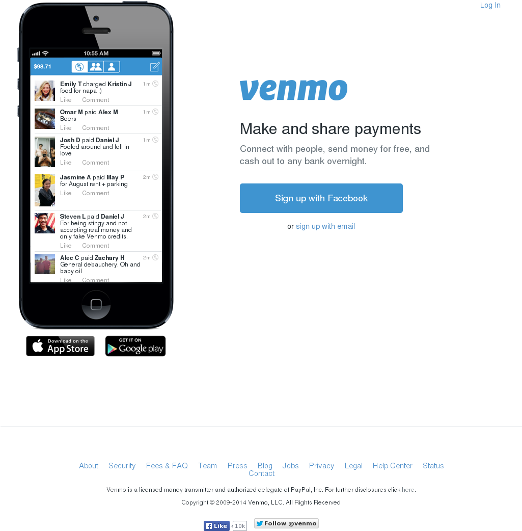 Download Venmo Homepage Full Size PNG Image PNGkit