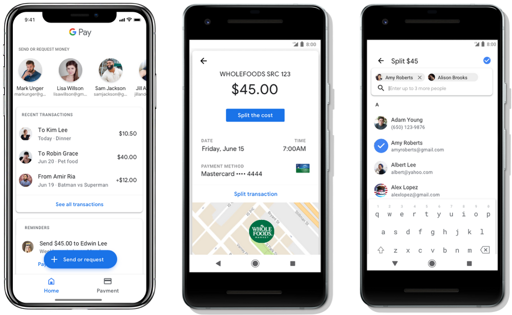 Google Pay Rolls Out Peer To Peer Payments - Google Pay (1000x615), Png Download