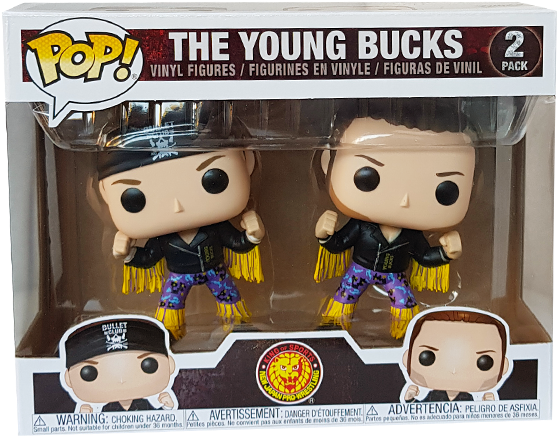 Young Bucks Us Exclusive Pop Vinyl Figure 2-pack - Young Bucks Hot Topic (600x600), Png Download