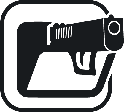 Vector Freeuse Stock Gun Giveaways Sweepstakes The - Gun (418x376), Png Download