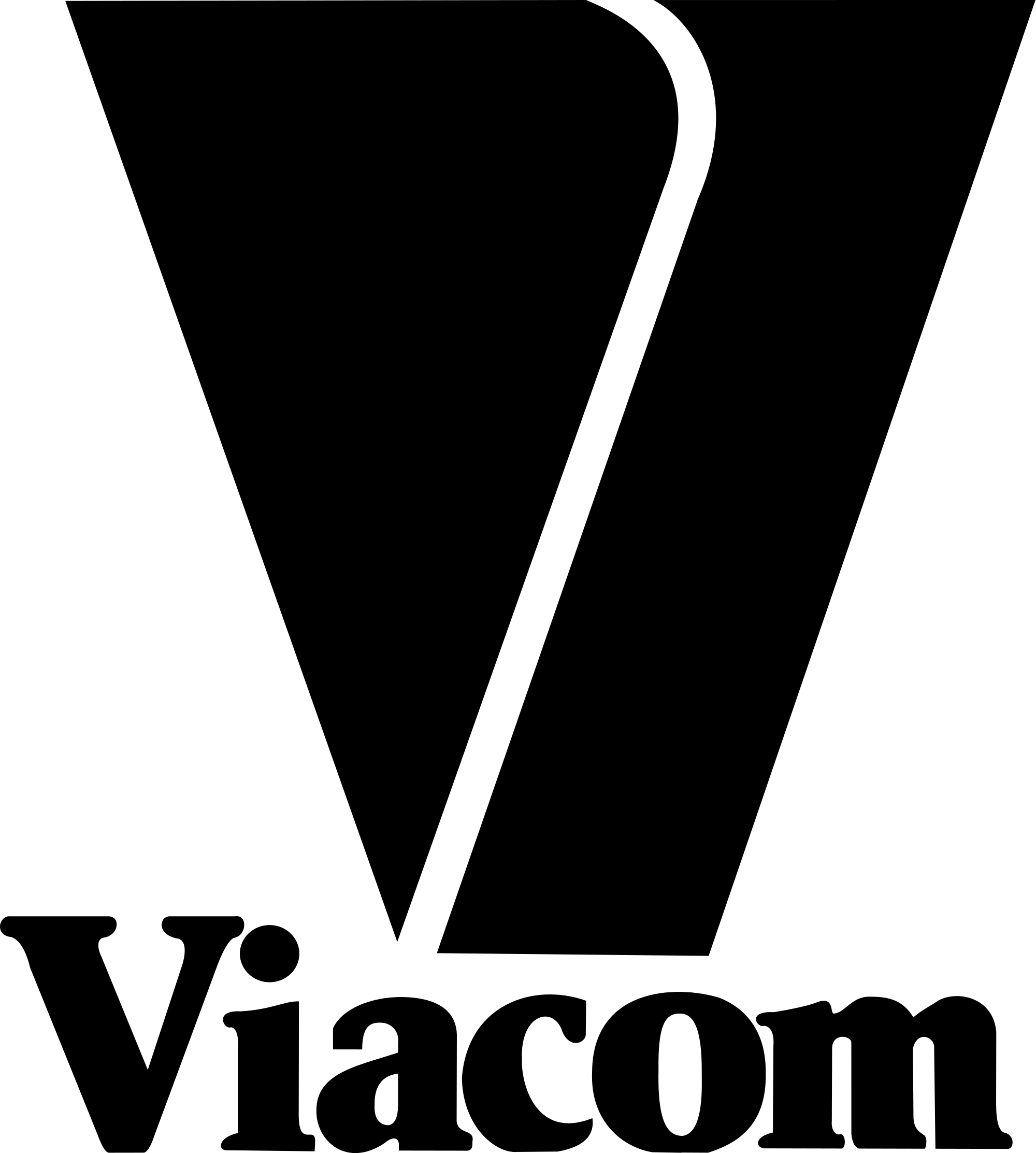 Viacom 3rd Logo - Viacom V Of Doom 1976 (559x622), Png Download