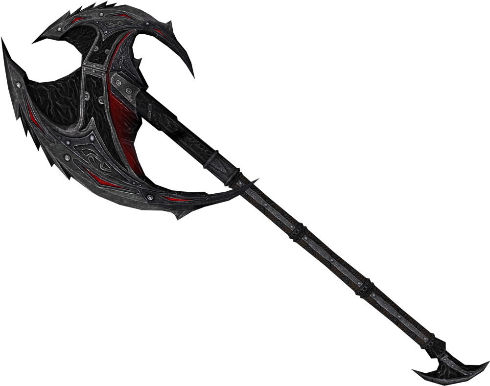 It Was Supposed To Be This One - Skyrim Daedric Weapons (1000x1000), Png Download
