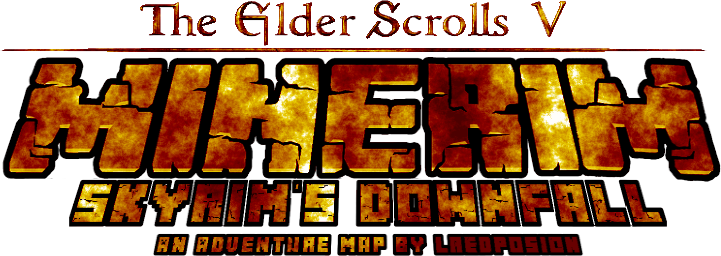 Theelderscrollsv Minerim Skyrim - Poster (1500x550), Png Download