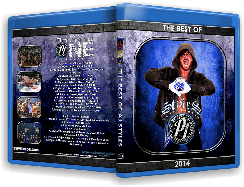 Best Of Aj Styles In 2014 - Aj Styles Blu Ray (1023x768), Png Download