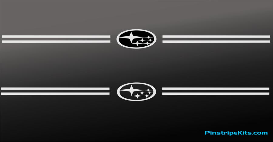 Subaru Outback Vinyl Emblem Logo Decal Pinstripe - Subaru (900x469), Png Download