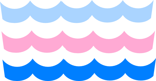 Wave Pattern Clipart (600x311), Png Download