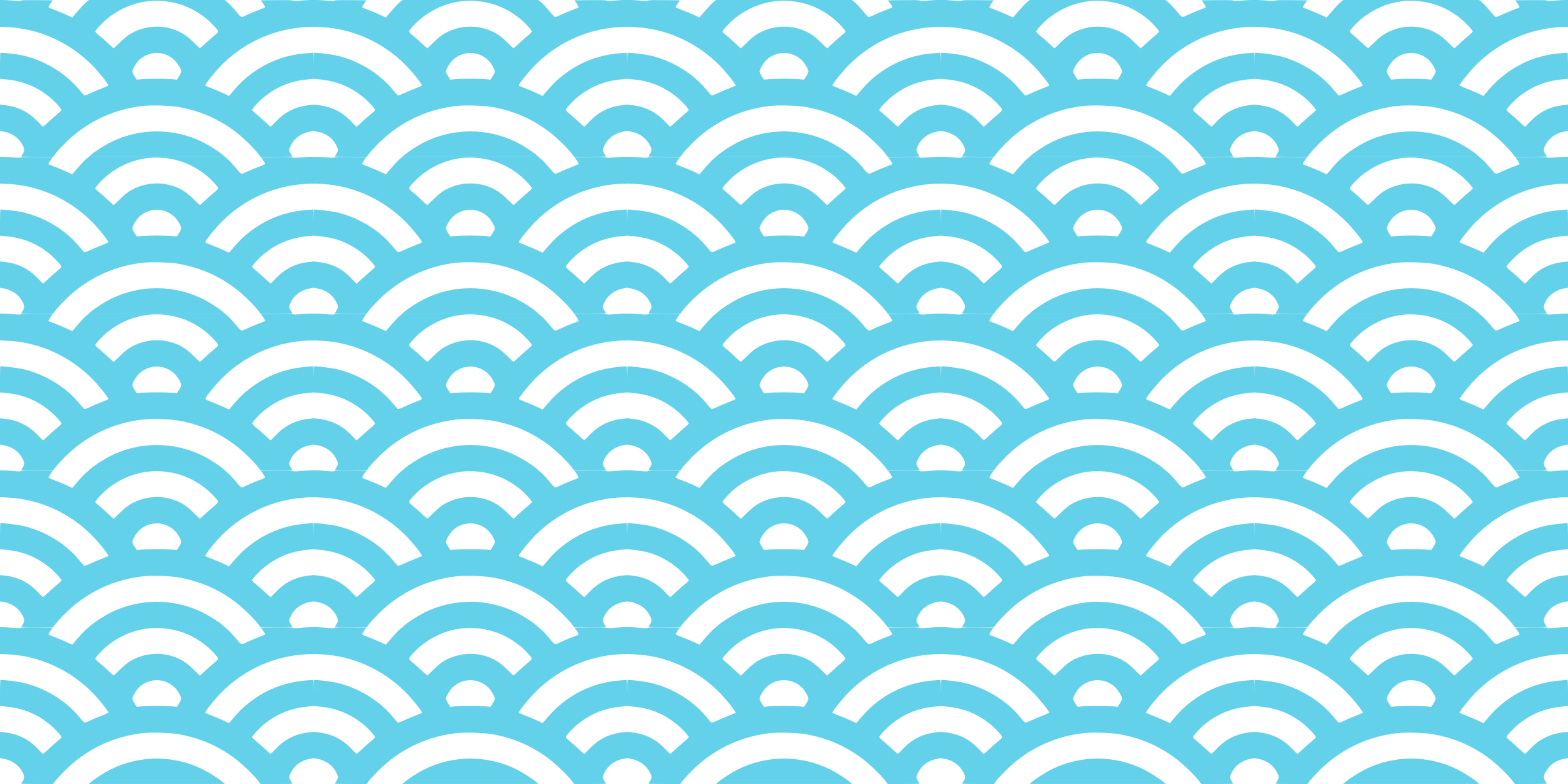 Blue Wave - Repetitive Patterns (2400x1200), Png Download