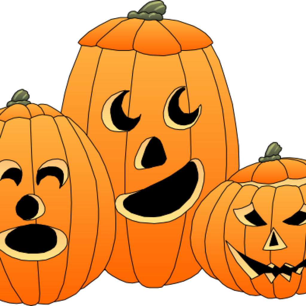 Cute Pumpkin Clipart Free - Wide Pumpkin Clip Art (1024x1024), Png Download