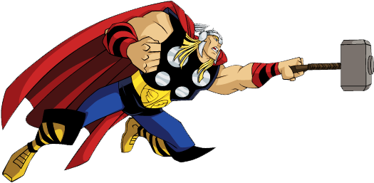 Thorhammer - Thor Clipart (543x267), Png Download