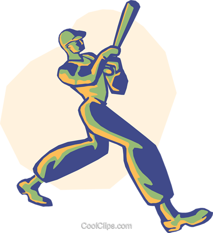Baseball, Batter, Baseball Player Royalty Free Vector - Baseball (439x480), Png Download