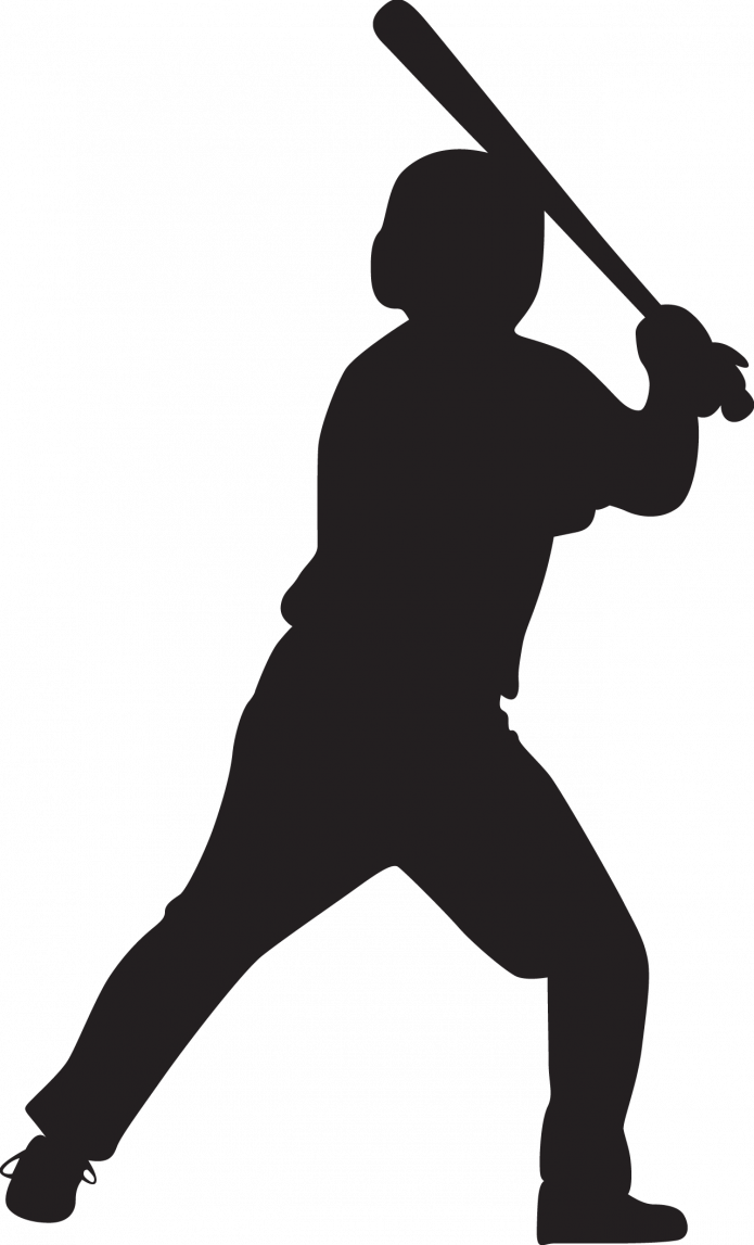 Baseball - Baseball Player Clipart (695x1147), Png Download