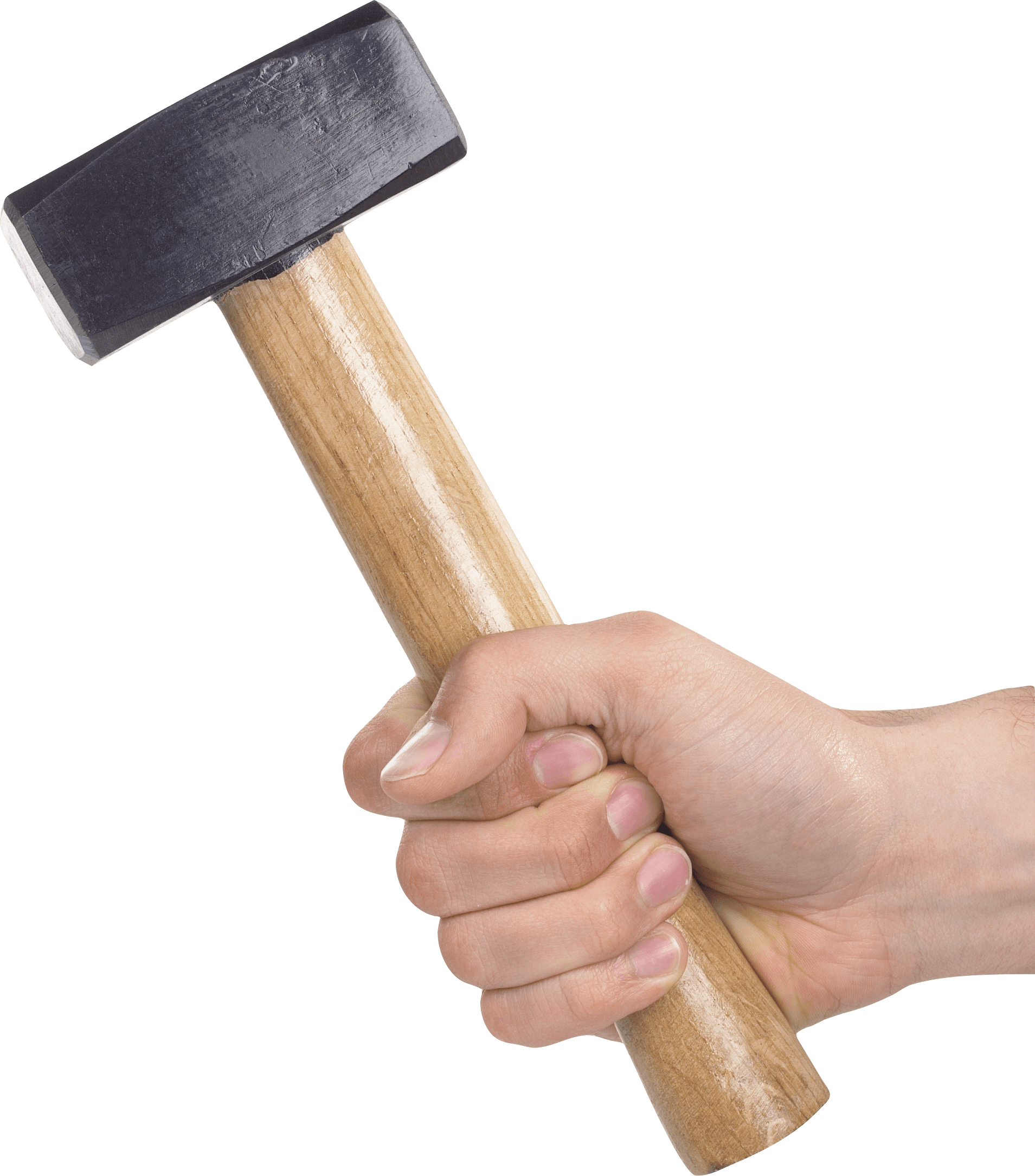 Clip Free Download Hand Holding Transparent Png Stickpng - Hand Hammer Png (1909x2168), Png Download