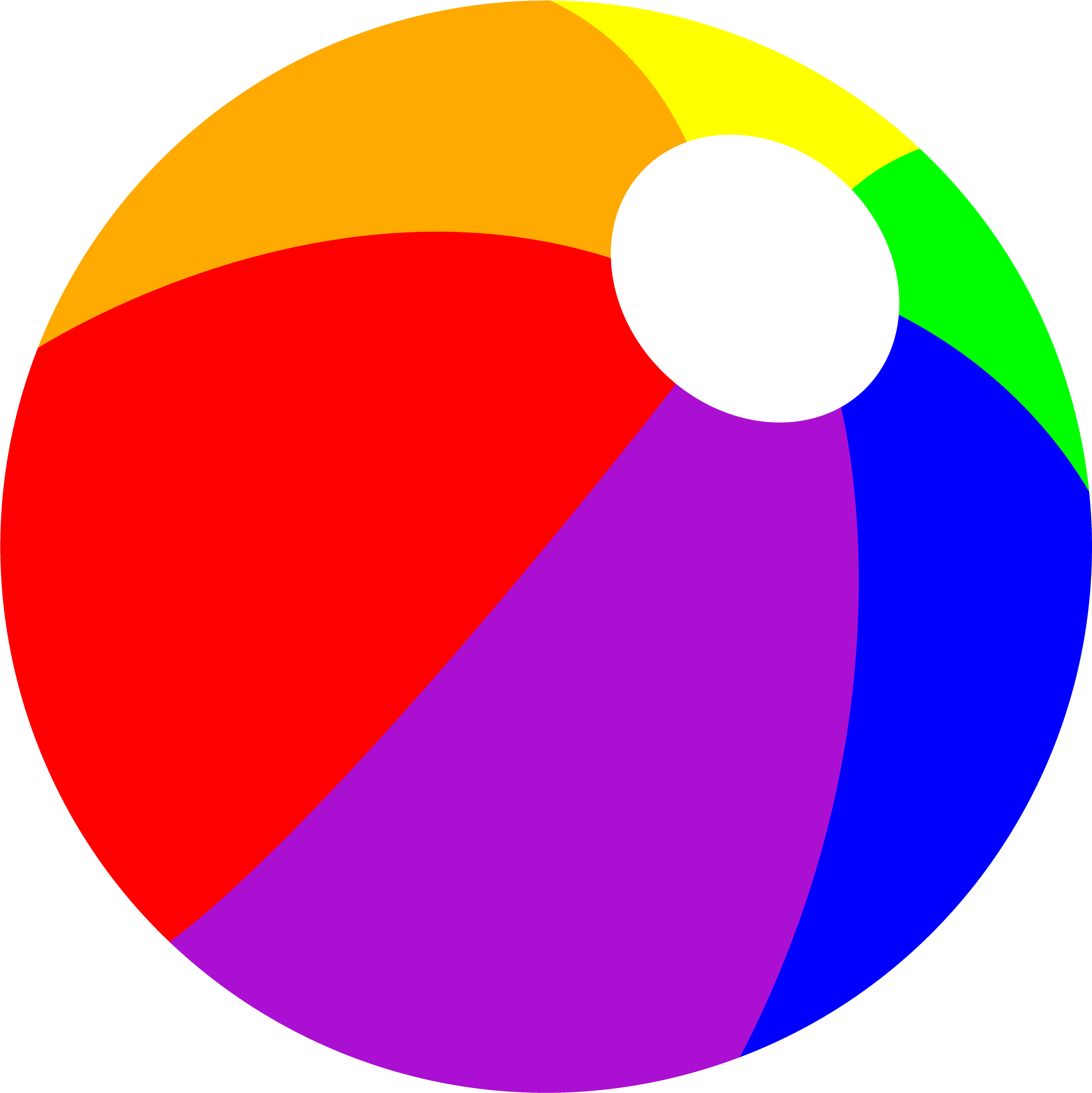 Beach Ball Beach Water Clipart Free Clipart Images - Beach Ball Clip Art Png (3809x3800), Png Download