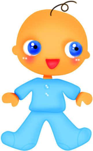 Baby Clipart - Little Clipart (344x538), Png Download