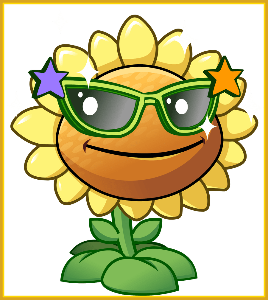 Sun And Plant Clipart - Plant Vs Zombies Sunflower (900x1007), Png Download