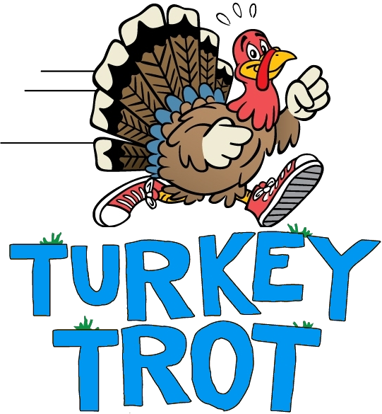 Turkey Clipart Exercise - Turkey Trot Clipart (541x585), Png Download