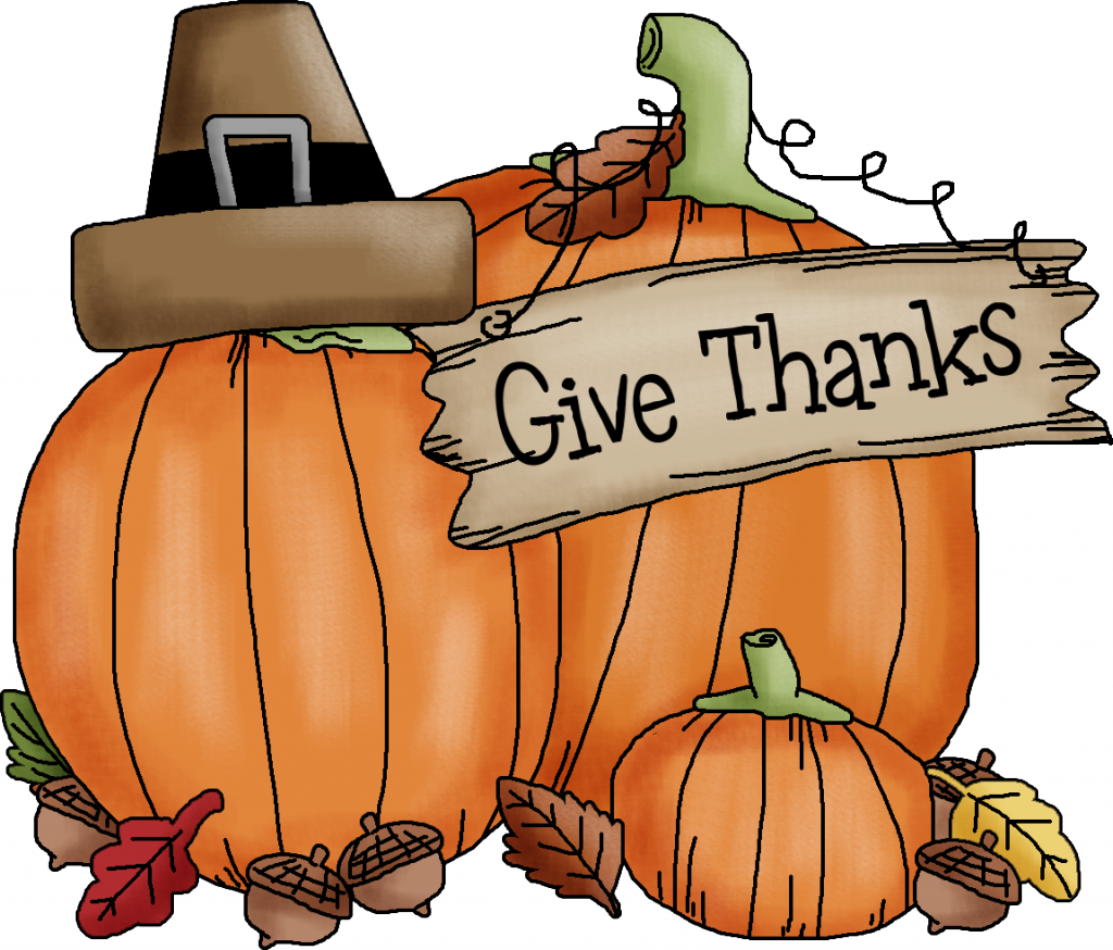 Turkey Clipart Fitness - Give Thanks Clip Art (1024x874), Png Download