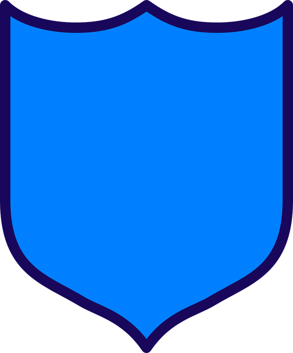 Download Security Shield Clipart Panda Blue Shield Clipart Full Size Png Image Pngkit
