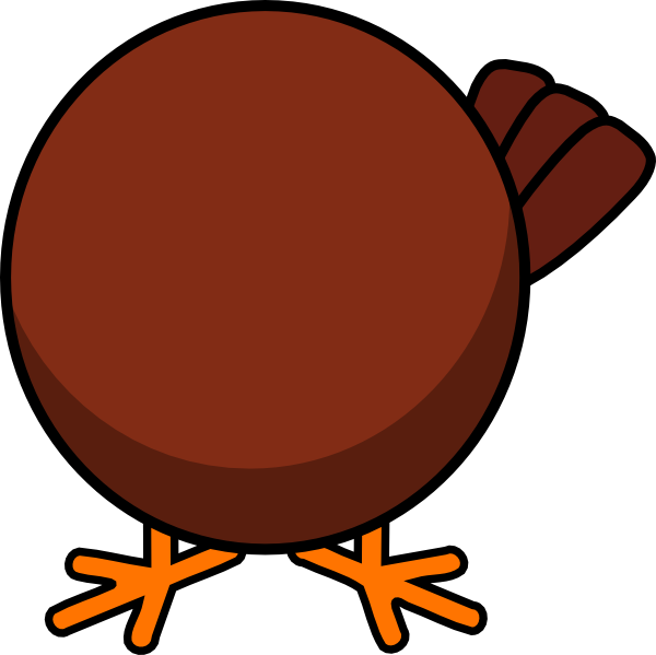 Turkey Body Clip Art - Turkey Clip Art (600x599), Png Download