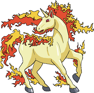 Unicorn Cartoon Animal Images Clipart - Imagenes De Rapidash Pokemon (400x400), Png Download