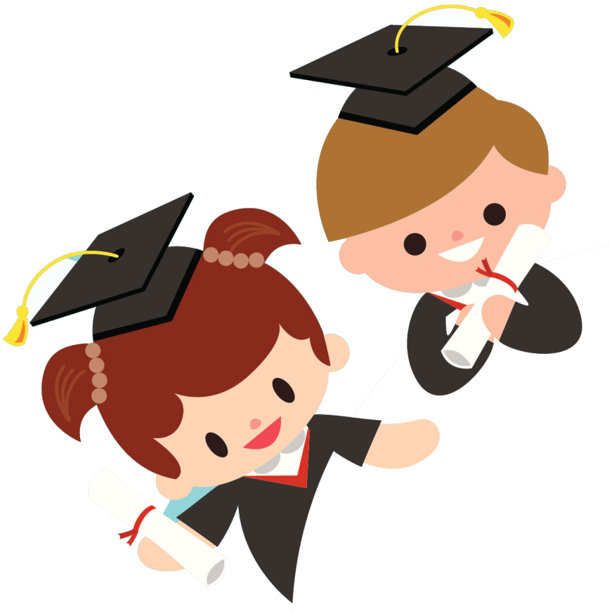 Graduation Clipart Day Care - Academic Certificate (888x898), Png Download