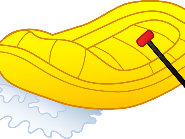 River Rafting Clipart Transparent (640x480), Png Download