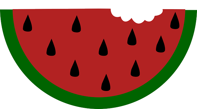 How To Set Use Watermelon With Bite Clipart (600x334), Png Download