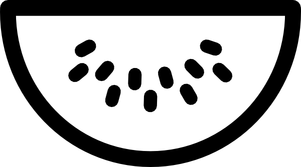 Watermelon Clip Art (600x334), Png Download