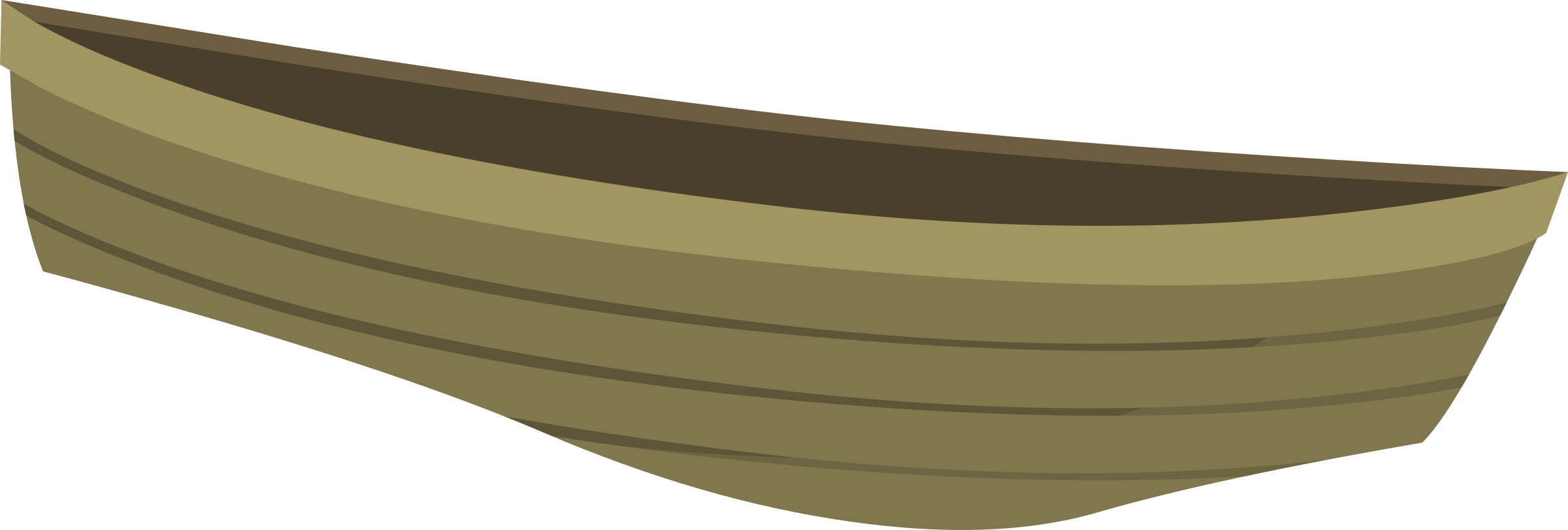Clip Art Transparent Download Firebog Photo Transparentpng - Brown Boat Clip Art (2400x812), Png Download