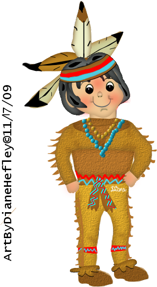Thanksgiving Indian Boy Clip Art Clip Art - Cartoon (405x593), Png Download
