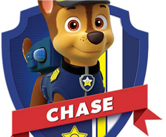 Head Clipart Paw Patrol - Paw Patrol Characters Chase (640x480), Png Download