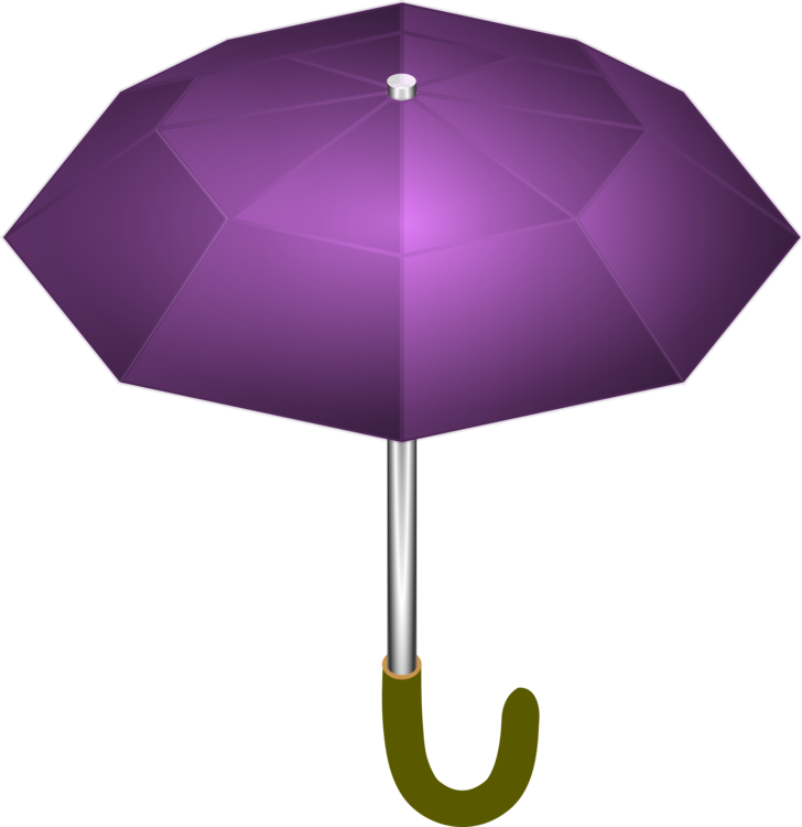 Umbrella Purple Computer Icons Violet Free Commercial - Guarda Chuva Lilás (728x750), Png Download
