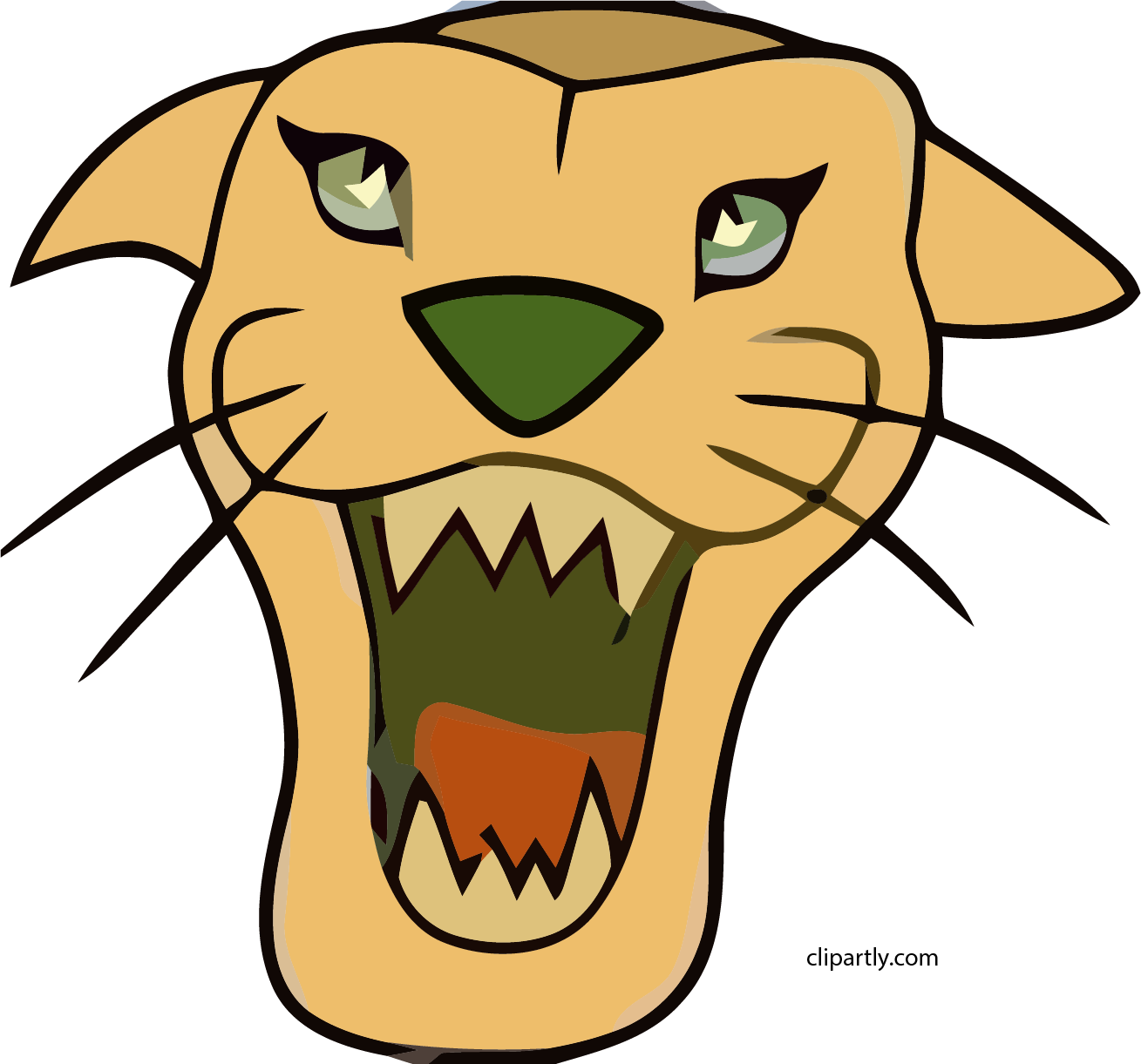 Tiger Clipart Png - Portable Network Graphics (1309x1221), Png Download