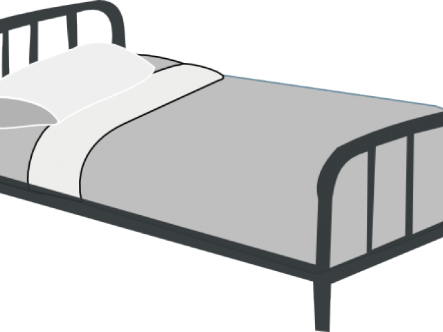 Clip Art Of Cot (640x480), Png Download