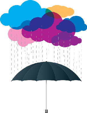 Umbrellas Cliparts - Umbrellas Clipart (305x399), Png Download
