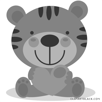 Graphic Library Download Clipartblack Com Animal Free - Tiger Clipart Cute Transparent (432x432), Png Download