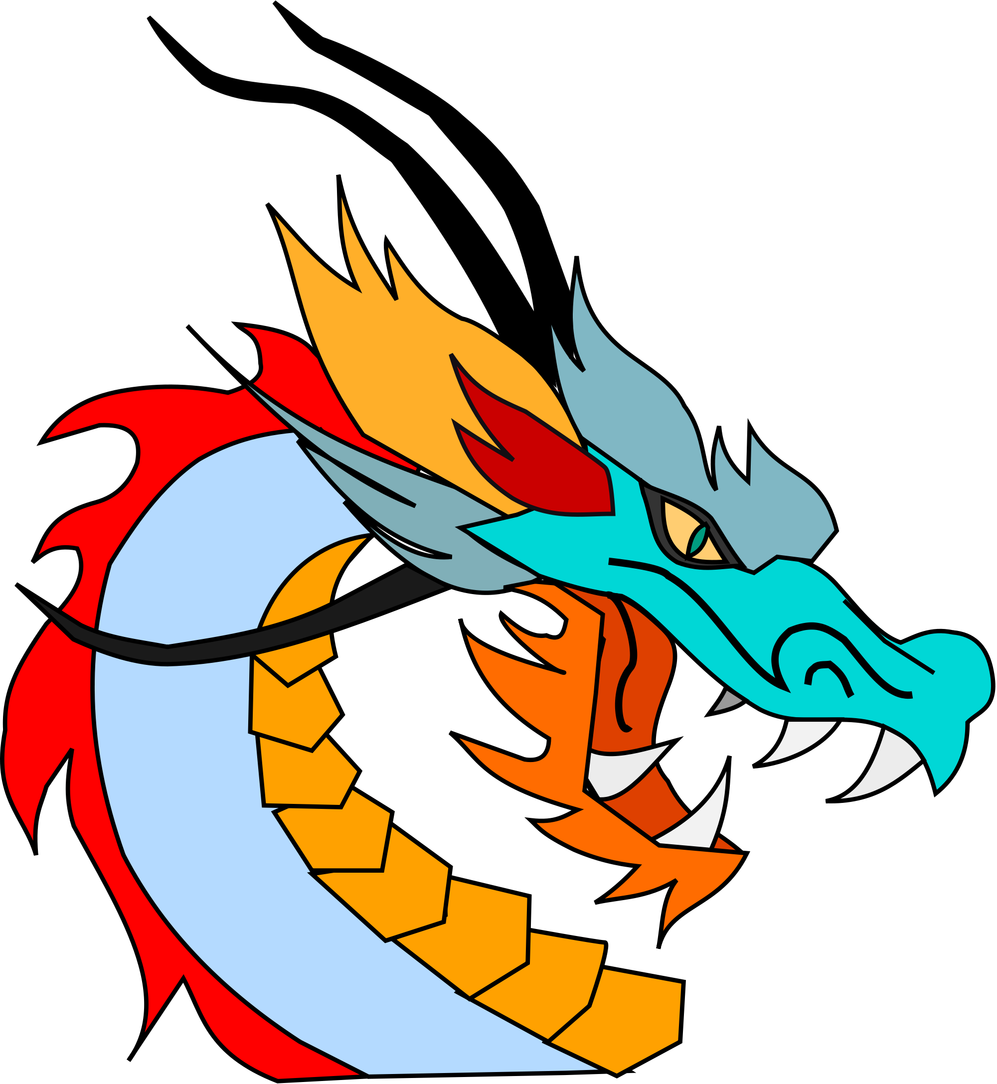 Clipart Images Dragon - Story Of Kuang Li (2000x2175), Png Download